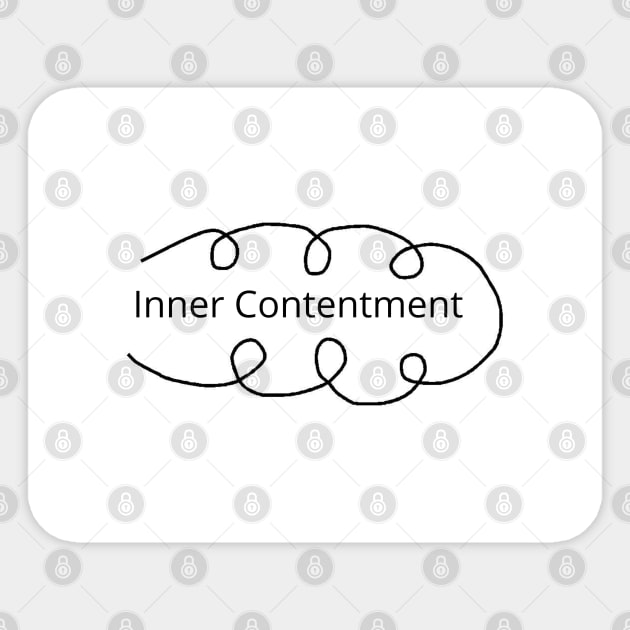 Inner Contentment Sticker by Spirit Designs